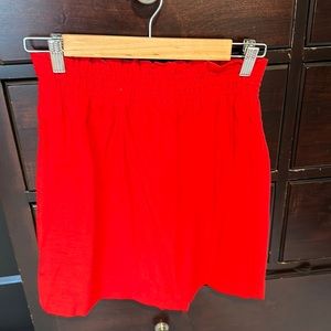 Jcrew elastic waist skirt
